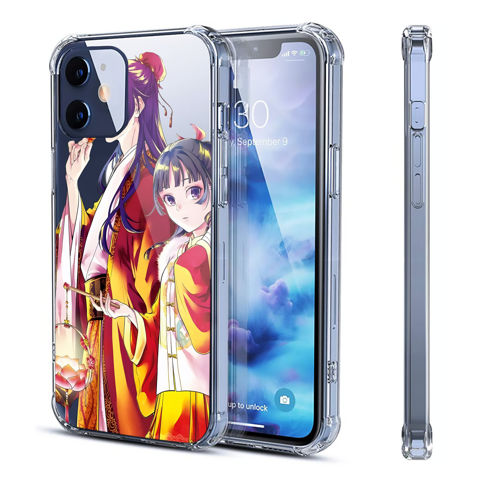 （画像用） 薬屋のひとりごと The Apothecary Diaries 【iPhone 12シリーズ対応】透明スマホケース（クリアソフトケース）